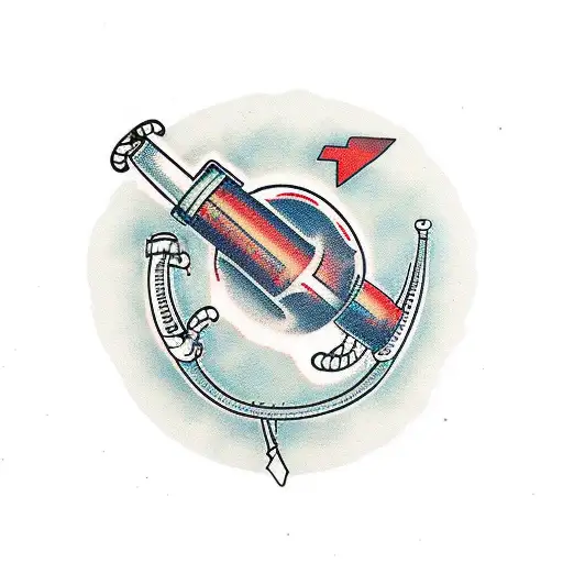 pipe bomb  tattoo design idea