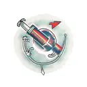 pipe bomb  tattoo design idea