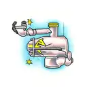 pipe bomb  tattoo design idea