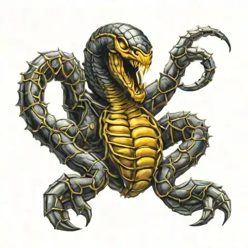 Scorpion from Mortal Kombat tattoo design idea