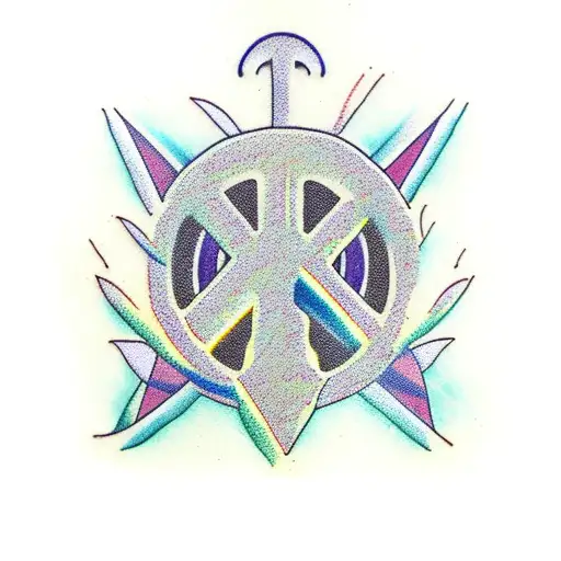 peace tattoo design idea