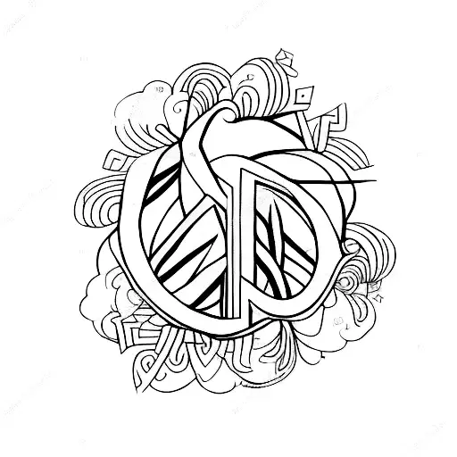peace tattoo design idea