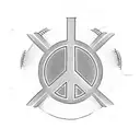 peace tattoo design idea