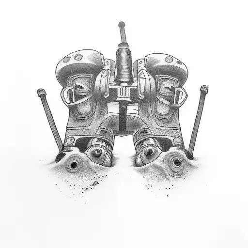 matching tattoo with my wife we like off roading, hanging out, and bdsm tattoo design idea