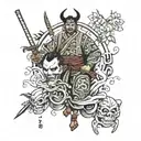 bushido code tattoo design idea