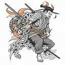 bushido code tattoo design idea