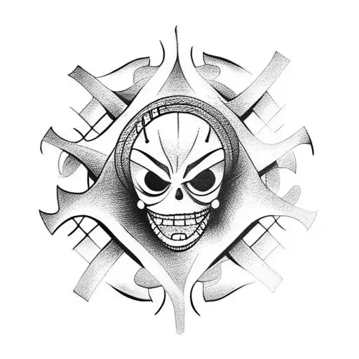 one piece  tattoo design idea