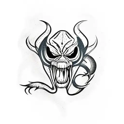 Venom  tattoo design idea