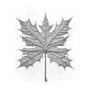 underbust pumpkin oak leaves tattoo design idea