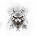 leshin from the witcher  tattoo design idea