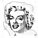 Marilyn Monroe  tattoo design idea