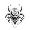 Venom tattoo design idea