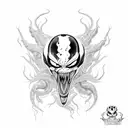 Venom tattoo design idea