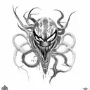 Venom tattoo design idea