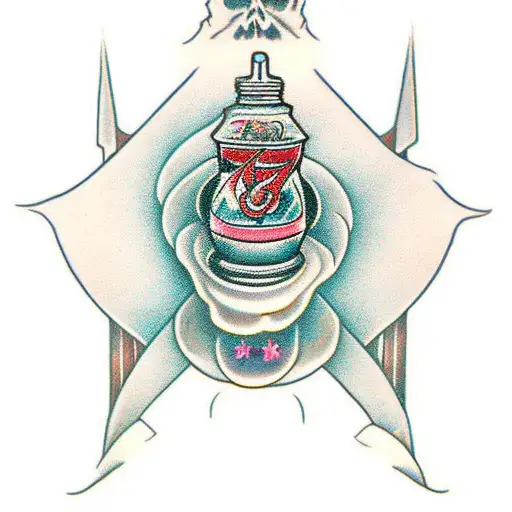 a detail gorgeous wizard  tattoo design idea