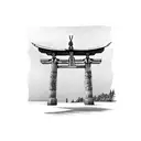 torii gate  tattoo design idea