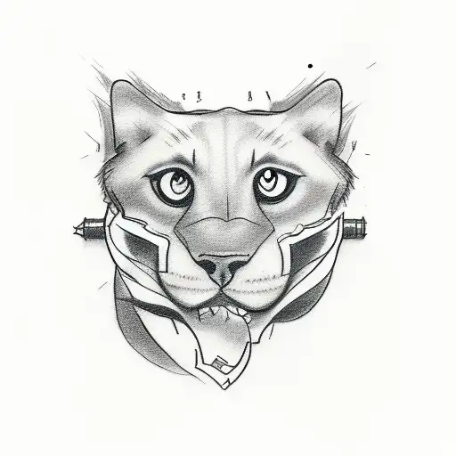 A sketch-style tattoo that depicts a memorable moment or shared interest with your husband, with his name subtly integrated into the design tattoo design idea