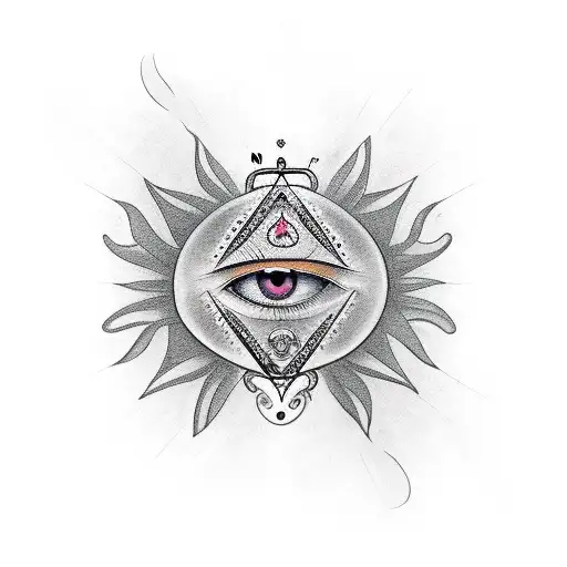 Third Eye Tattoo and Piercing on Tumblr: Image tagged with black and grey,  work in progress, tattoos