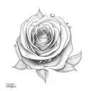 fall season, dripping ink, marriage, love tattoo design idea