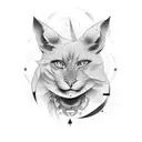 art with the following names: Molly Branca Apu Dante Poli Otto Sombra Neblina tattoo design idea