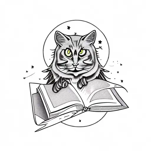 witchcraft tattoo design idea