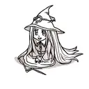 witchcraft tattoo design idea