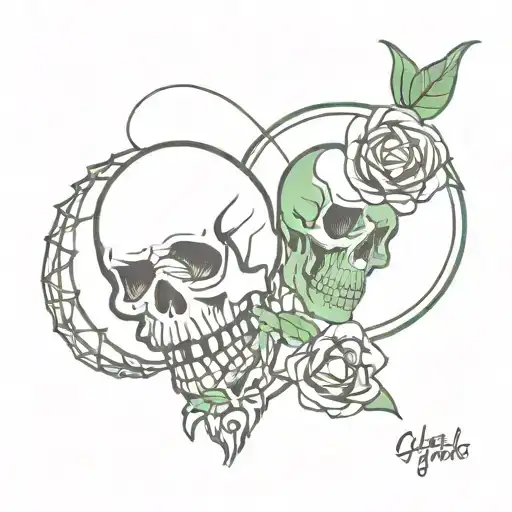 Grateful Dead and Green Day  tattoo design idea