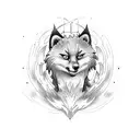 firefox disneystyle tattoo design idea