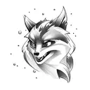firefox disneystyle tattoo design idea