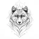 firefox disneystyle tattoo design idea