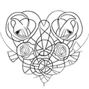 look through the window of this love even though we boarded it up tattoo design idea