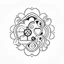 look through the window of this love even though we boarded it up tattoo design idea