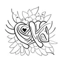 look through the window of this love even though we boarded it up tattoo design idea