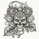 KP tattoo design idea