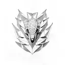 pangolin tattoo design idea