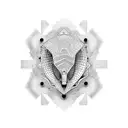 pangolin tattoo design idea