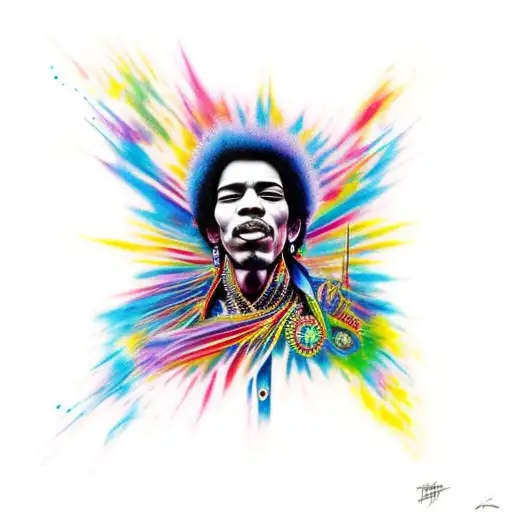 If 6 was 9 by jimi hendrix tattoo design idea