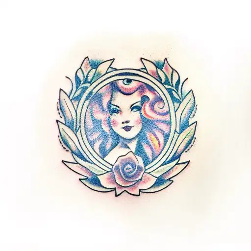 Laurel wreath tattoo design idea