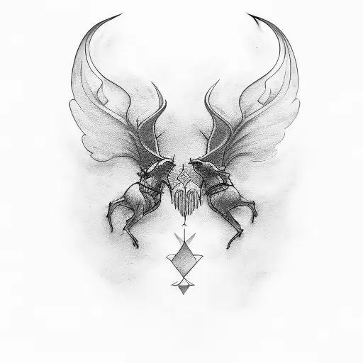 Symbolic representation of the client's two sons tattoo design idea