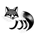 Fox tattoo design idea