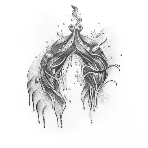 wet noodle tattoo tattoo design idea