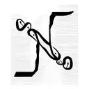 letters; C, L, K and P intertwined tattoo design idea