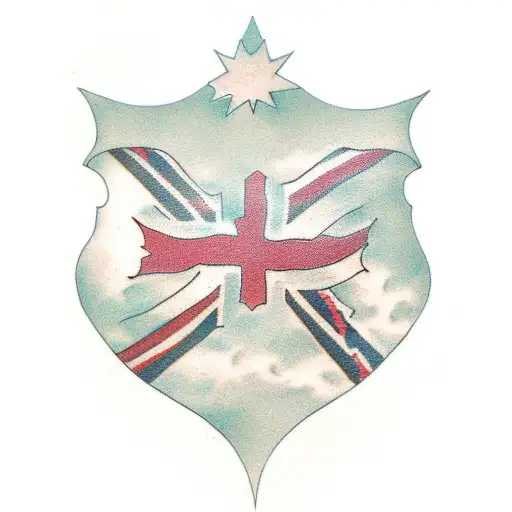 New Zealand flag tattoo design idea