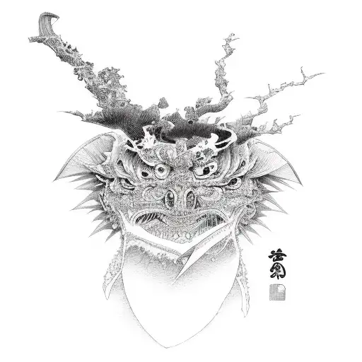 nietzsche Japanese  tattoo design idea