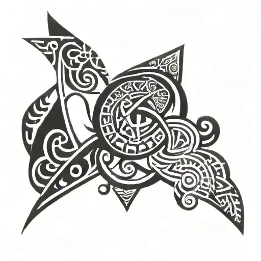Slavic pagan Veles tattoo design idea