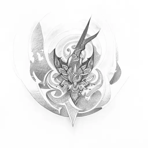 Kahu symbol tattoo design idea