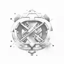 armour forearms tattoo design idea