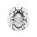 horseshoe crab tattoo design idea