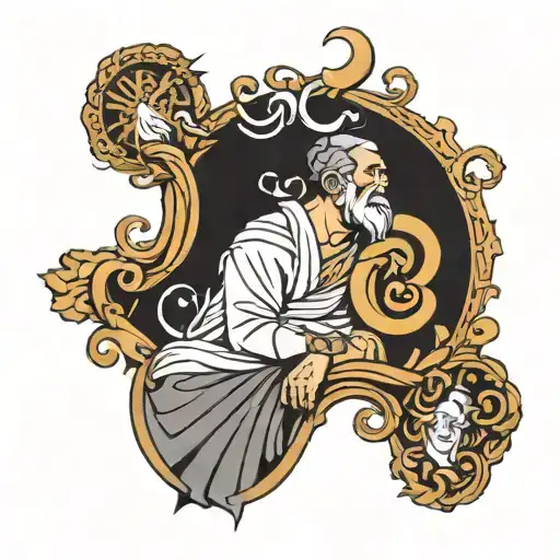 Stoic confusion obstacles tattoo design idea