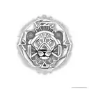 sleeve tattoo in maori style with 4 horoscopes: lion, cancer, gemini and scorpion tattoo design idea